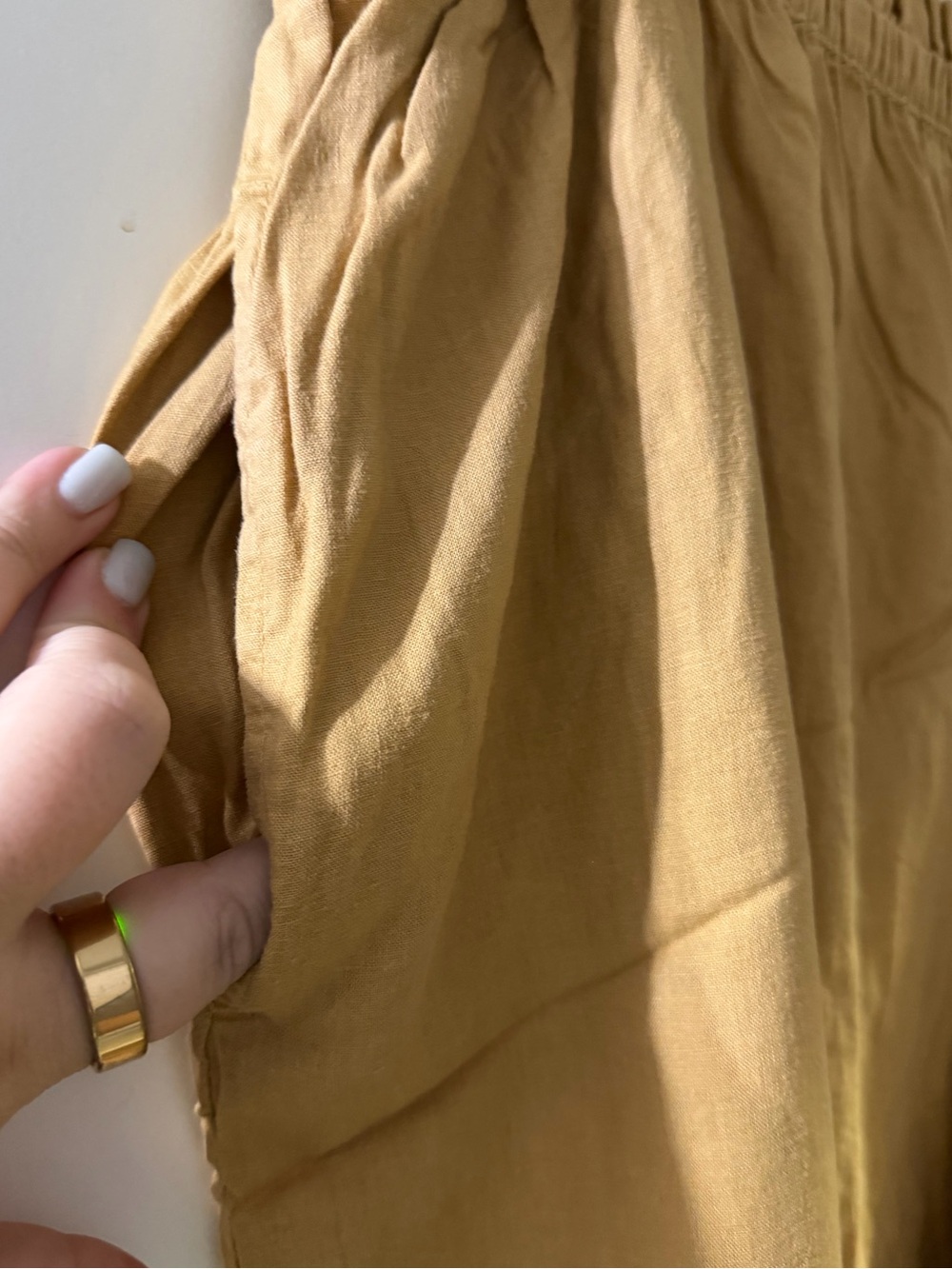 NWT! Aerie XXL Women’s Wide-Leg Elastic Waist Pants - Camel/Tan - Picture 3 of 8